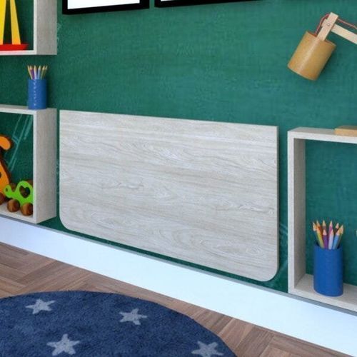 Mesa Infantil Dobrável 60cm com Canto Arredondado Bramov Móveis Geneve