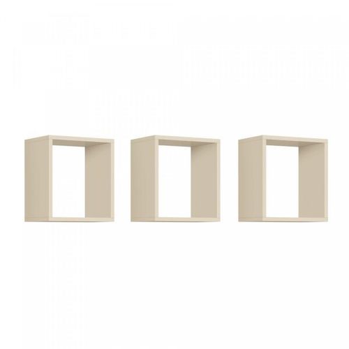 Kit 3 Nichos Juju Reller Móveis Areia Fosco
