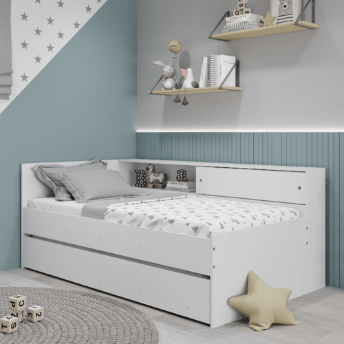 Bicama Infantil com Módulo Lateral Movelbras Branco