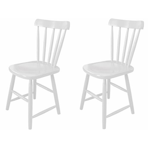 Kit 2 Cadeiras Espanha Deiss Branco