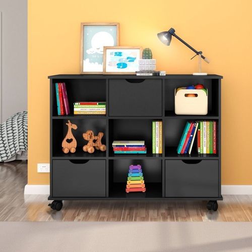 Nicho Organizador 3 Gavetas Preto