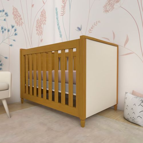 Berço Tudor Estofado Timber Mel