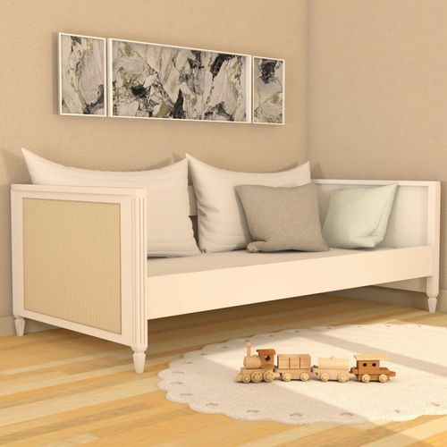 Cama Sofá Infantil Tudor Plus Branco