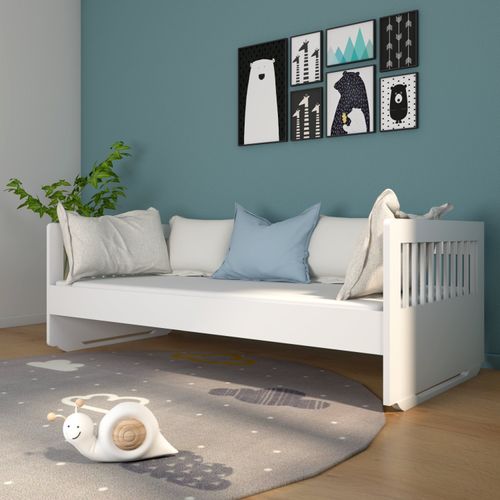 Cama Sofá Infantil Neo Timber Branco