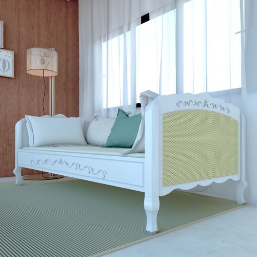 Cama Sofá Infantil Versailles Branco