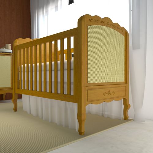 Berço Versailles Plus Timber Mel