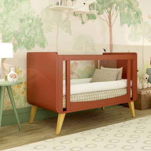 Berço Minicama E-galaxy Terracota