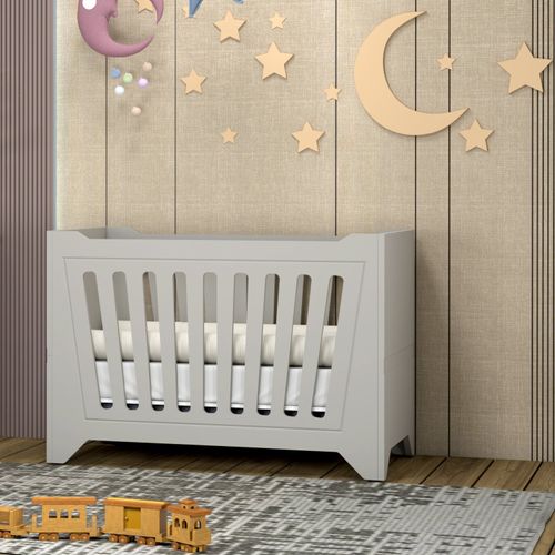 Berço 2 em 1 Nest Cinza