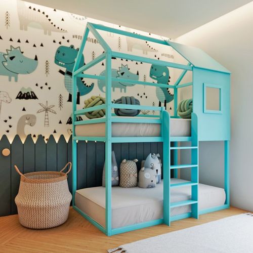 Beliche Infantil Casinha Janelinha Céu da Antártida