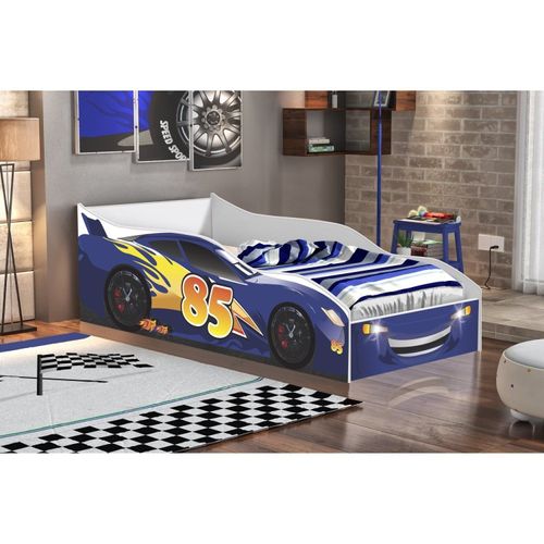 Cama Carro para Quarto Infantil/Solteiro Azul
