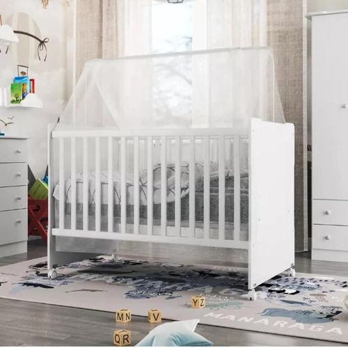 Berço Americano New Baby Batrol Móveis Branco