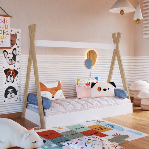 Cama Infantil Cabana Itapuã/Branco