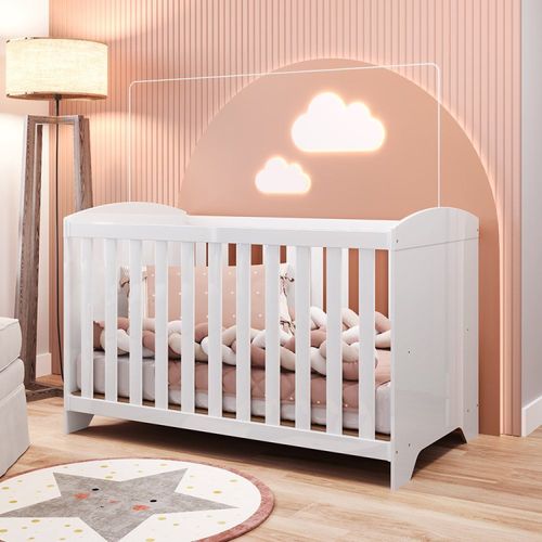 Berço Americano 100% MDF Ayla Branco
