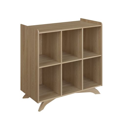 Estante Infantil 6 Nichos Affetto Aveiro Oak