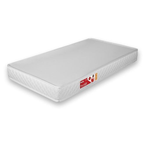 Colchão Infantil Espuma Baby Liso 70x130x10cm Prorelax Branco