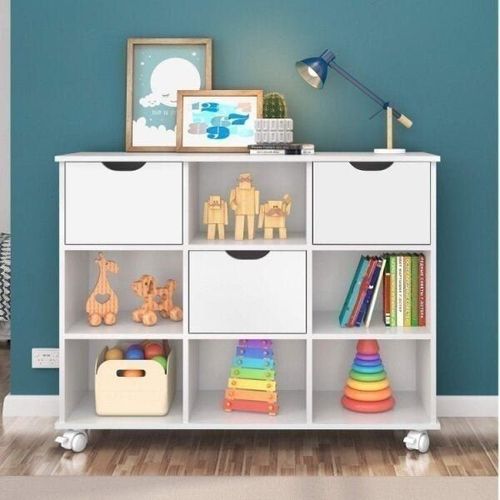 Nicho Organizador com 3 Gavetas Branco