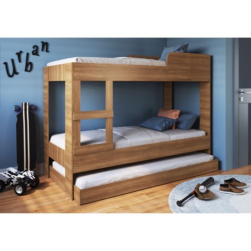 Treliche Infantil/Juvenil Solteiro Yuma Nogal