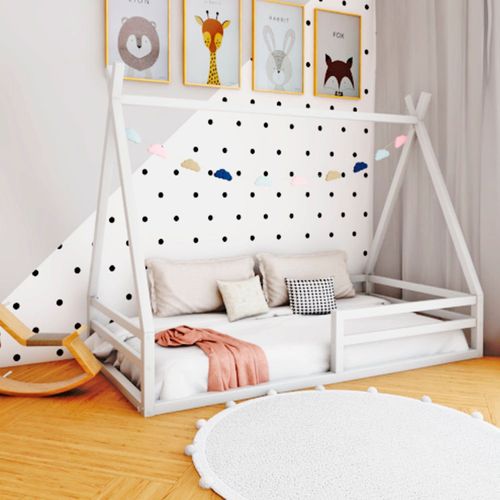 Cama Cabana Proteção Solteiro Prata Fina