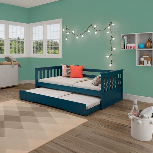 Bicama em Madeira Maciça/MDF Mission Azul