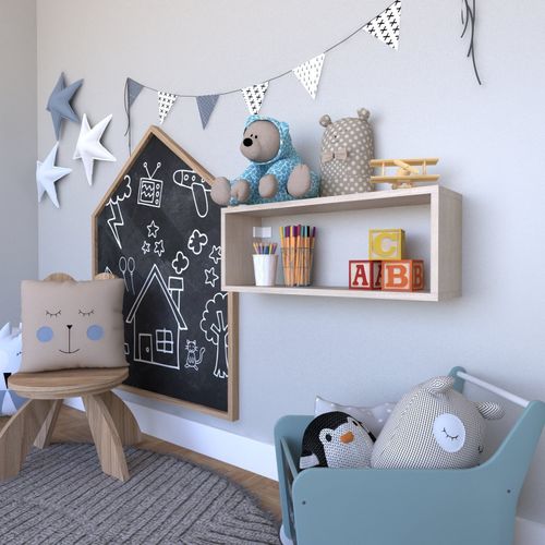 Nicho para Quarto Infantil 60x16cm Geneve