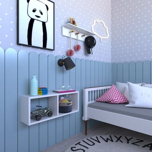 Nicho para Quarto Infantil 60cm Branco