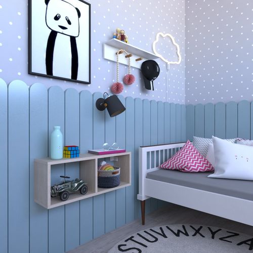 Nicho para Quarto Infantil Retangular 60x16cm Geneve