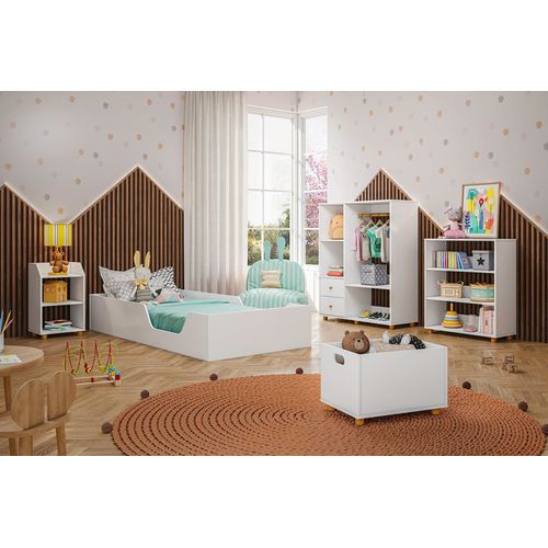 Caixa de Brinquedos Montessoriana Olivar Branco