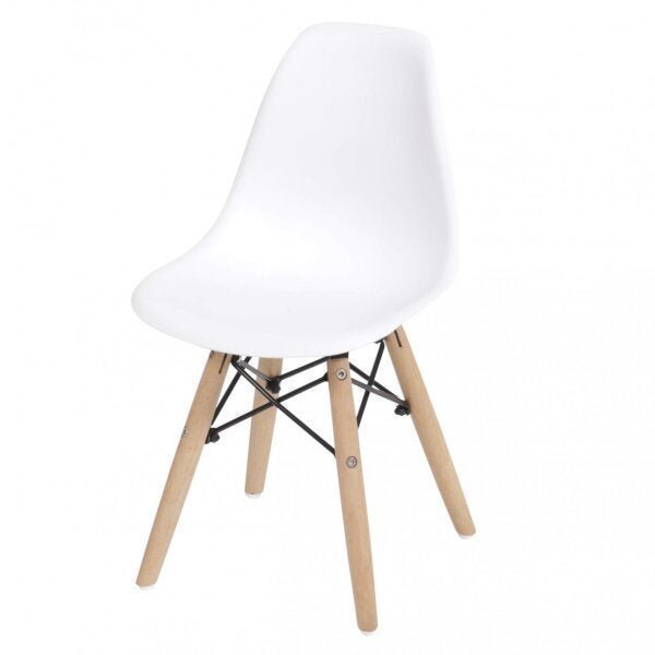 Cadeira Infantil Base Madeira Branco