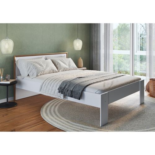Cama Casal 140 Los Angeles Branco