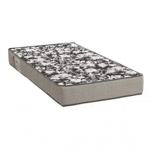 Colchão Solteiro Ortobom Espuma D26 Physical Ultra Resistente 20x88x188cm Preto/Branco Preto/Branco