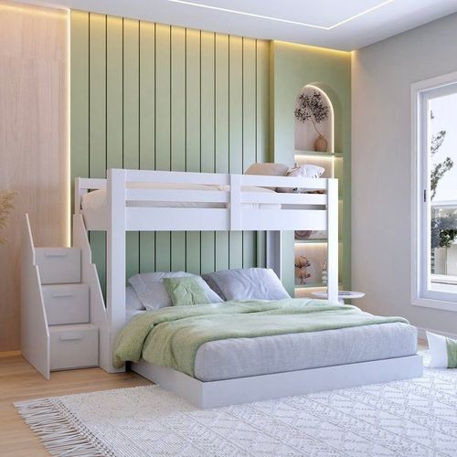 Beliche Casal Montessoriano Family Star Plus Casatema Branco Branco