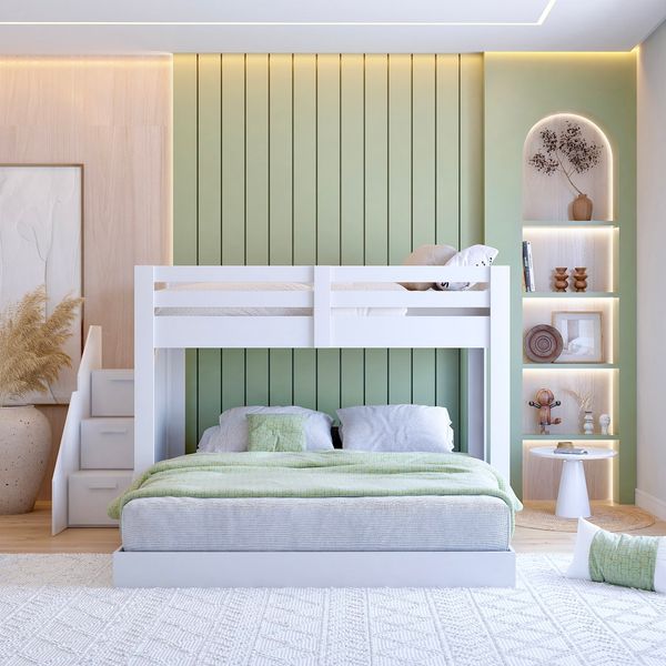 Beliche Casal Montessoriano Family Star Plus Casatema Branco