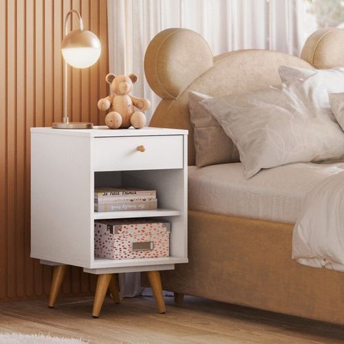 Escrivaninha 2 Gavetas 100% MDF 120cm Yescasa Branco