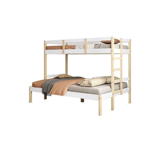 Beliche Casal Family Soft Madeira e Mdf Casatema Branco/Natural