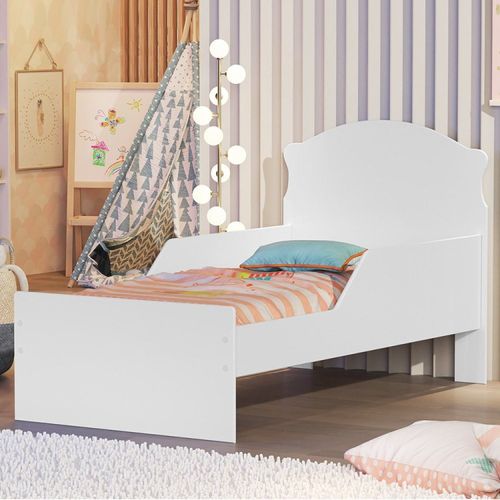Mini Cama Infantil/Juvenil Livia Branco Branco