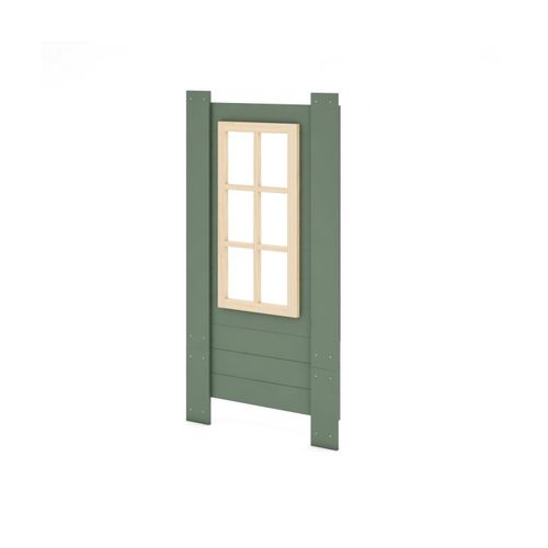 Kit Janela para Cama Montessoriano Casinha Garden Casatema Verde/Natural