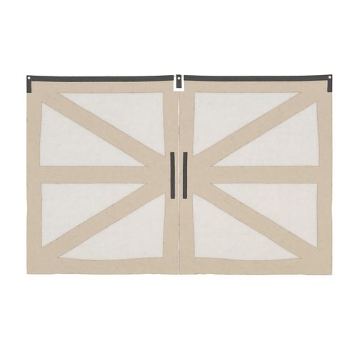 Cortina Barn para Beliche Garden com Escada Lateral (celeiro) Casatema Bege