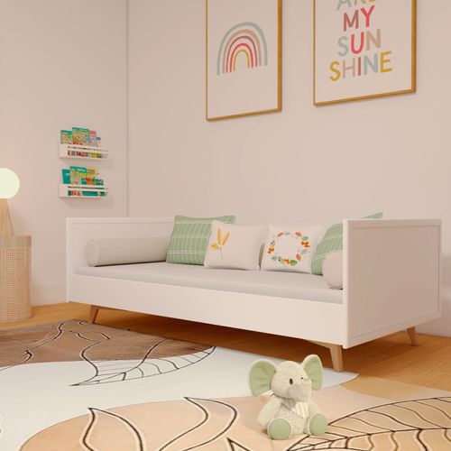 Cama Sofá Infantil Zen Branco