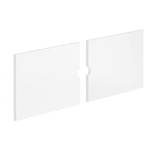 Kit 2 Portas para Estante Casinha Casatema Branco Branco