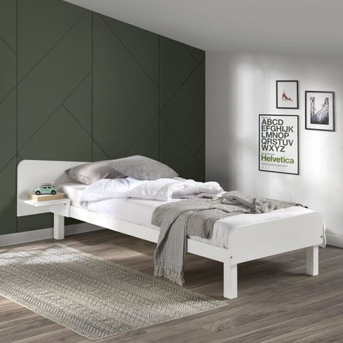 Cama Solteiro Pampa CabeCasa MadeiraOriginals Branco