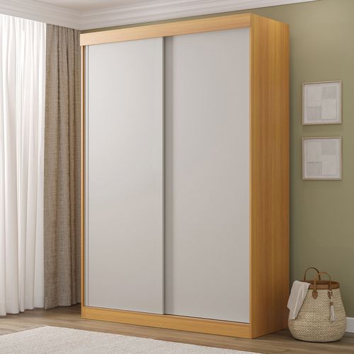 Guarda-Roupa 2 Portas Samambaia CabeCasa MadeiraOriginals Carvalho/Off White