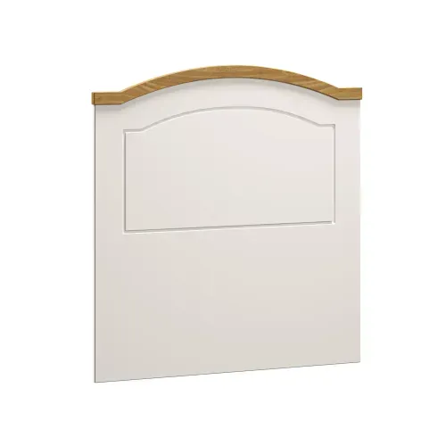 Cabeceira Painel Solteiro Smile Yescasa Creme/Carvalho Creme/Carvalho
