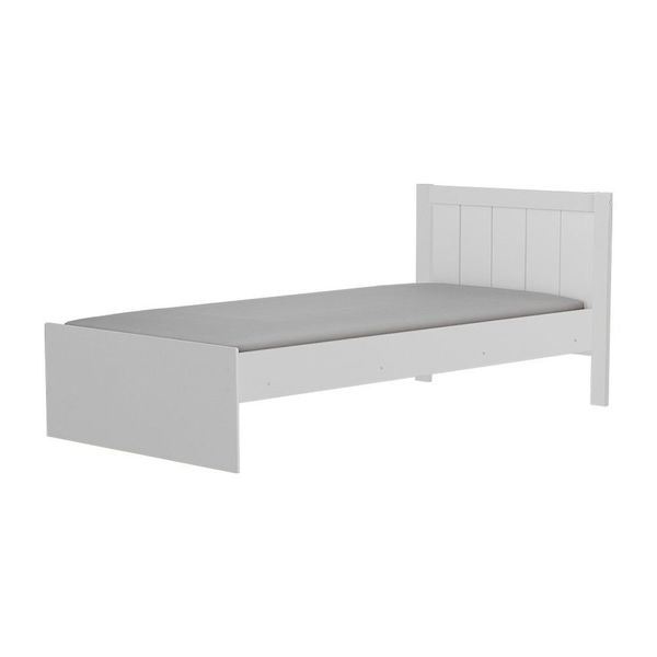 Cama Infantil Babá 100% Mdf Margo Espresso Móveis Branco Brilho