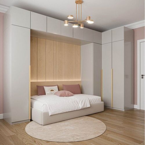 Guarda-roupa Modulado 9 Peças 13 Portas Jade CabeCasa MadeiraOriginals Cinza Urbano
