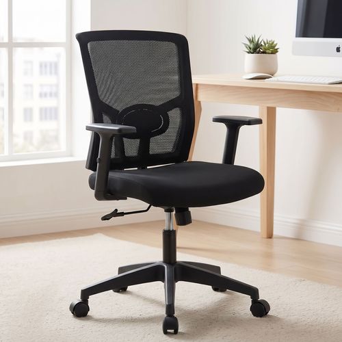 Cadeira Escritório Diretor Ergonômico NR17 Tela Mesh Tóquio 3329 Preto Preto